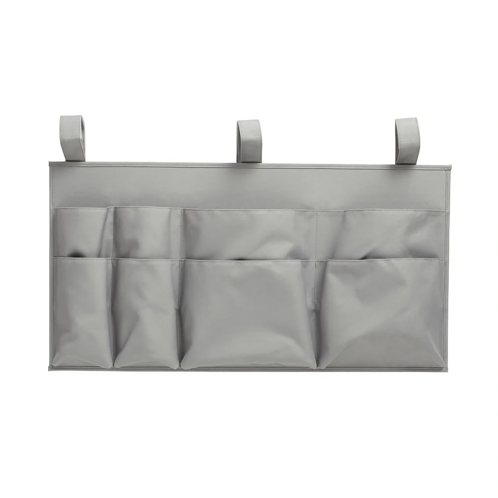 Pottery Barn Teen Gray Hanging Organizer Recycled Ultimate Footboard Storage